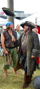 Iron Nigel holds the Viceroy's hat on his sword