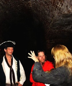 William and Edward listening to Capt. Sterling