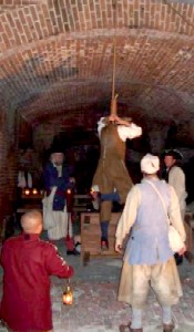 Sterling hanged, struggling 3