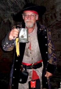 Pirate Harry and a very beat up mug