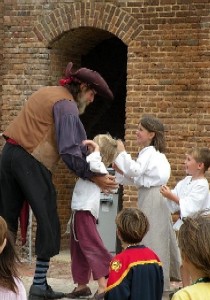 Grace delivering Ryan to Portside Tom.