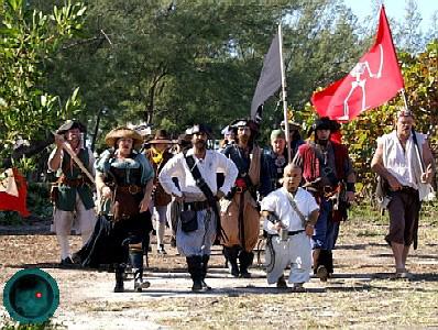 The Flag Parade approaches