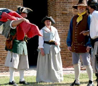 Mercury crew members Jim, Lily and Mission