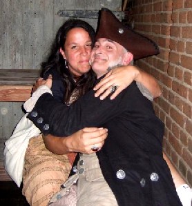 Diosa & Stynky in a candid moment