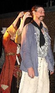 Patrick getting his locks trimmed for Locks of Love