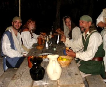 More folks having Saturday Dinner in the Hide