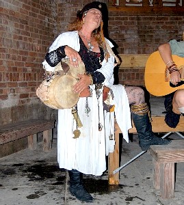 Bawdy Be playing music