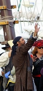 Spike at the Walk the Plank Contest