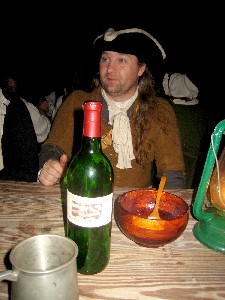 Michael and his wine