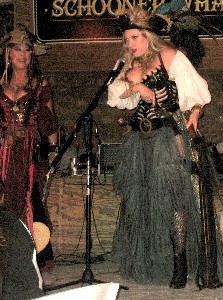 Girl with skeleton corset