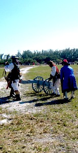 Pirates turning the cannon around