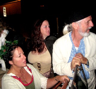 Shay, Brig and crew talking to the police