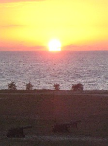 The Sunset - What we were all there to watch