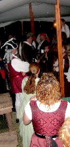 Gareth inducting new cannoneers