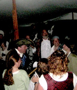 Gareth inducting new cannoneers