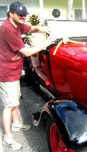 Mission crushes Lob in the Model A window