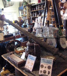 Antique store clutter