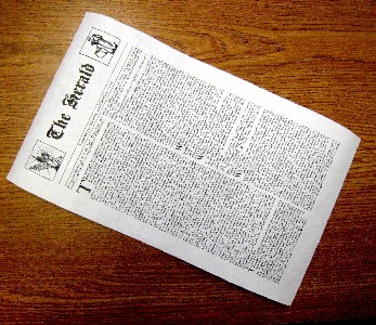 The newspaper in which my article appears