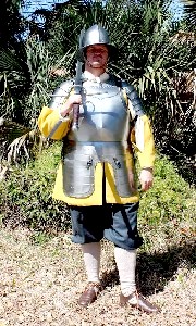 Joe blunt in period armor