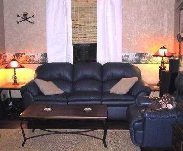 Mission's pirate living room