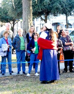 Diosa inciting the crowd