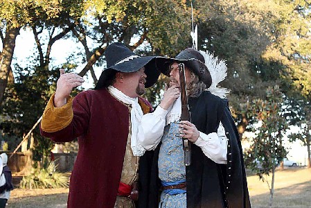 Sgt. Jeff and Captain Searle discuss tactics