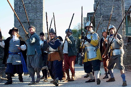 A dramatic view of the buccaneer pikes