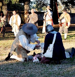 The surgeon's working on Conrad