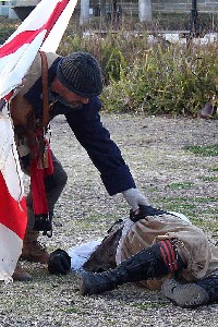 Willie picking pockets of the dead