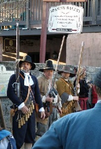 Buccaneer riflemen looking at the camera