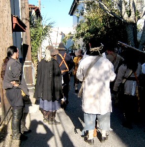 Buccaneers waiting for the battle to start