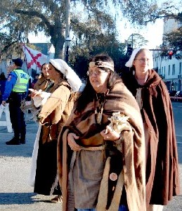 Period women in the streets