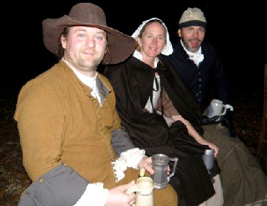 Michael, Kelly and Ivan (with the blanket)