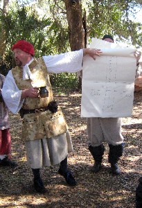 Sgt. Jeff explains the battle plan 6