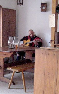 Spaniard playing guitar
