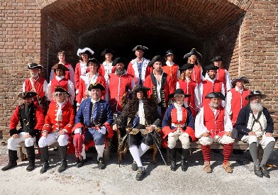 The British Troops at Fort Taylor Pyrate Invasion, 2012