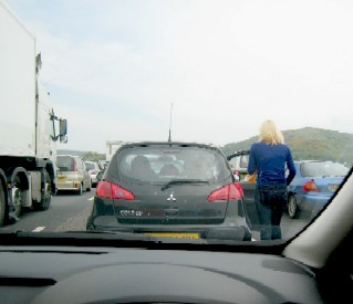 The Traffic Jam from My Car