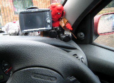 Hellboy, keeper of the Satnav