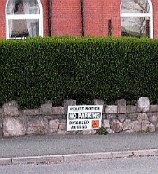 Colwyn Bay Parking Sign