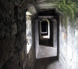 Caenarfon Castle Interior Shadows