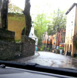 Driving Through the Village