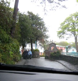 Driving From the Hotel