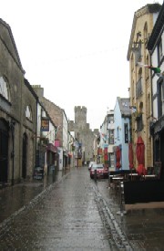 The Street Where the Caenarfon Restaurant Live