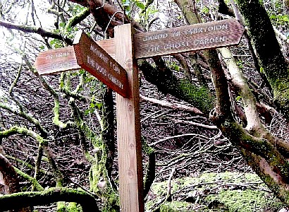 Portmeirion Walking Path Signpost