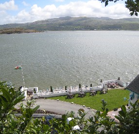 View of Hotel from Walking Path