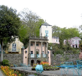 Portmeirion Central Piazza and Gloriette