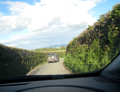 Driving on the Welsh Backroads